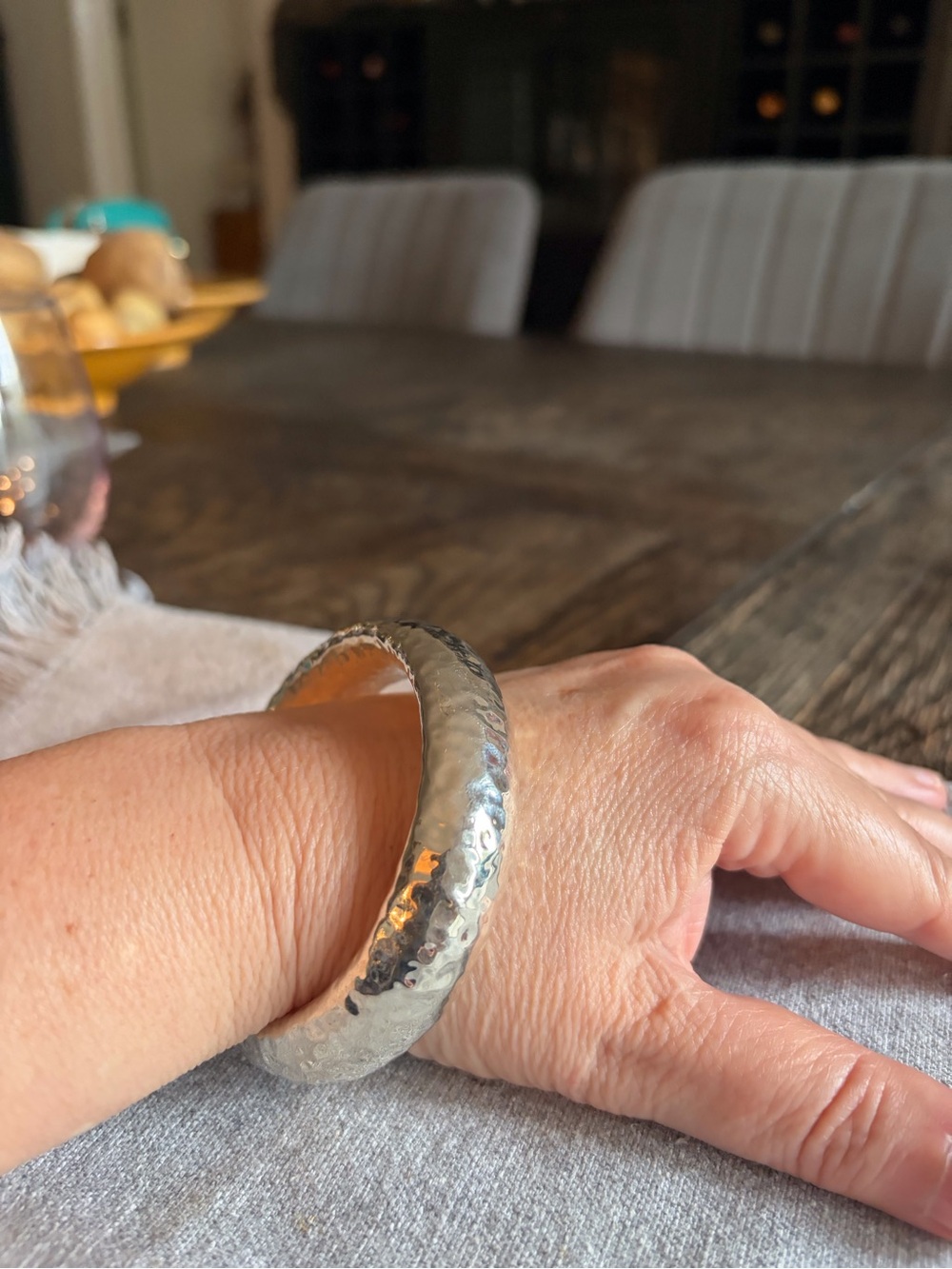 Ippolita Hammered Sterling Silver Cuff Bracelet View 2